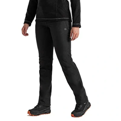 Abbildung von Craghoppers Damen Airedale Trousers Wanderhose, Black, 18L