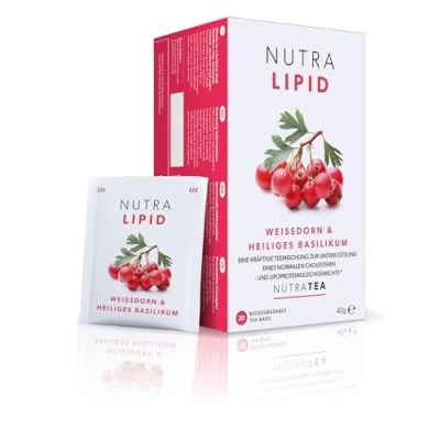 Abbildung von Nutra Tea NUTRALIPID, Blutzucker Balance Tee trägt zur Aufrechterhaltung des Blutzuckerspiegels bei, Abnehmtee verbessert den Stoffwechsel und kann Appetit unterdrücken, 40 wiederverwendbare Teebeutel