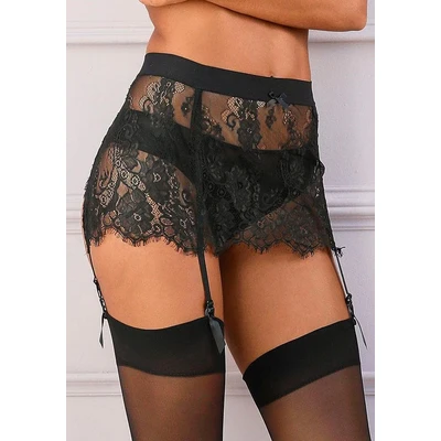 Abbildung von Lascana Garter BELT Strumpfhalter, Damen, Größe: 52/54, Black