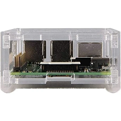 Abbildung von Disabled Do not use Raspberry Pi 2 / 3 Model B+ Acryl Gehäuse, transparent, RB Case+01