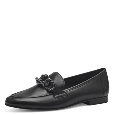 Abbildung von Marco Tozzi Slipper black, Damen, Größe: 37, Black Leder