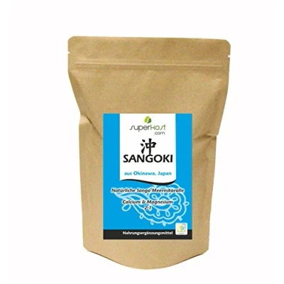 Abbildung von Superkost Sango Meeres Korallen Coralle Kalzium Magnesium Pulver (1000g)