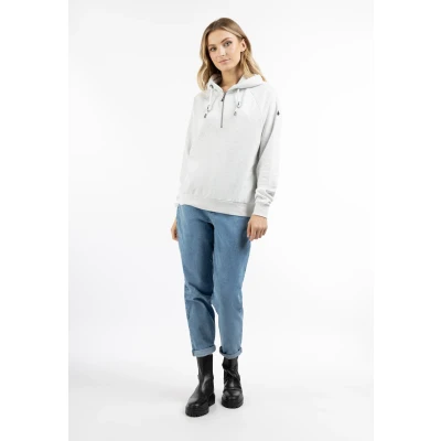 Abbildung von DREIMASTER Vintage Women&#039;s Hoodie XL / Wollweiß Melange 60% Baumwolle 40% Polyester