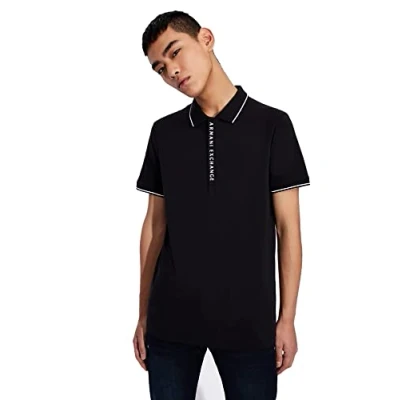 Abbildung von Armani Exchange Poloshirt, Herren, Größe: Large, Dark blue