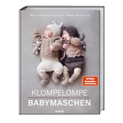 Abbildung von Klompelompe Babymaschen: Norwegisches Strickdesign für Kinder von 0 bis 36 Monate. Das Strickbuch zum Stricken Babys. Strickanleitungen der Baby Erstausstattung Kleidung fürs Kleinkind