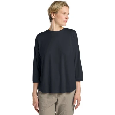 Abbildung von Jack Wolfskin Langarmshirt, Damen, Größe: XL, Dark navy heather