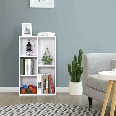 Abbildung von VASAGLE Bücherregal Standregal, mit 5 Fächern, 24 x 50 80 cm