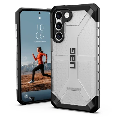 Abbildung von Samsung Galaxy S23 Plus Hülle Kunststoff UAG Hard Case/Backcover Handyhülle Transparent Shockproof/Stoßfest Kein Design