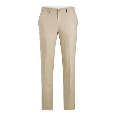 Abbildung von Jack &amp; Jones Premium Jprsolaris NOOS Stoffhose, Herren, Größe: 50, White pepper