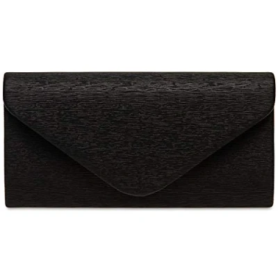 Abbildung von Caspar Clutch TA518 Damen kleine elegante Glanz Abendtasche