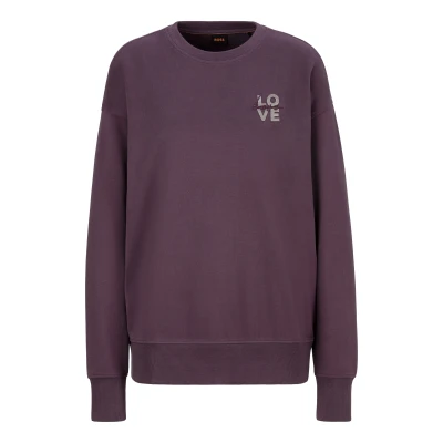 Abbildung von BOSS ORANGE Sweatshirt &quot;C Eteia Small Logo&quot;, mit Logostickerei