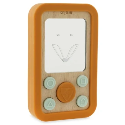 Abbildung von Trixie Babyphone aus Holz Silikon Mr. Fox