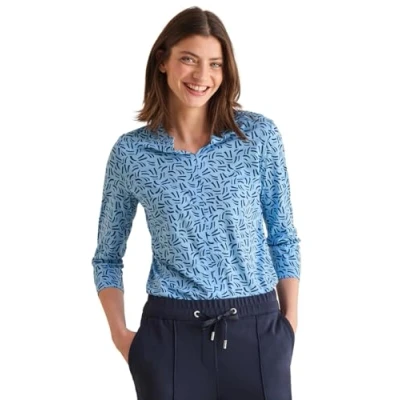 Abbildung von Cecil Imlook Langarmshirt, Damen, Größe: Medium, Blau
