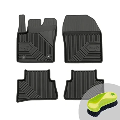 Abbildung von FROGUM No.77 Gummimatten Ganzjahresset von Auto Fußmatten Autofussmatten für Toyota C HR ab 2016 Langlebiges TPE Material