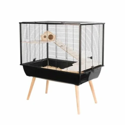 Abbildung von Zolux Käfig Neo Silta klein Nager L 77,5 x T 47,5 H 87,5 cm schwarz