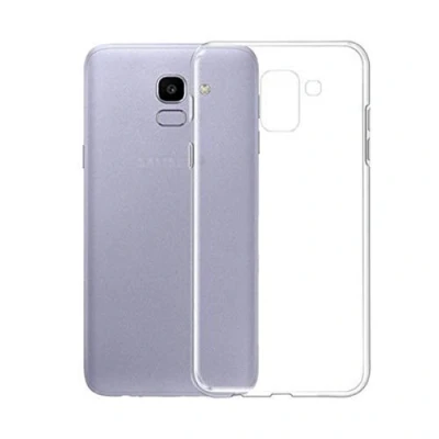 Abbildung von CoverKingz Handyhülle für Samsung Galaxy J6 2018 Silikonhülle Soft Case Bumper Durchsichtig Handy Hülle Slim Cover Transparent