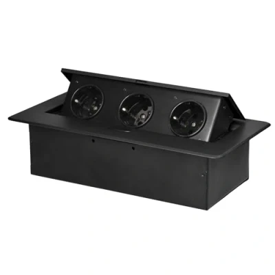 Abbildung von Miratic Schreibtisch Steckdose Tischsteckdose Versenkbar Modern mit Flachem Rand Stromkabel Max. Belastung [W]: 3680