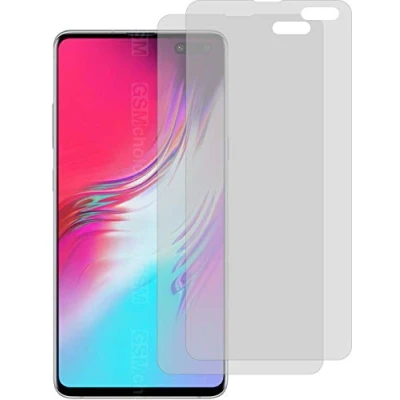 Abbildung von 4ProTec I 2X ANTIREFLEX matt Schutzfolie für Samsung Galaxy S10 5G Displayschutzfolie Bildschirmschutzfolie Schutzhülle Displayschutz Displayfolie Folie