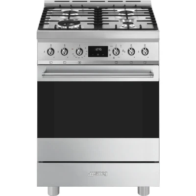Abbildung von Smeg Gas Standherd &quot;C6GMXD2&quot;, Symphony, C6GMXD2, Vapor Clean, Material Garraum: Ever Clean Emaillierung