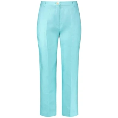 Abbildung von Gerry Weber VERKÜRZT Schlichte 7/8 MIT BÜGELFALTEN Stoffhose, Damen, Größe: 36, Aqua splash