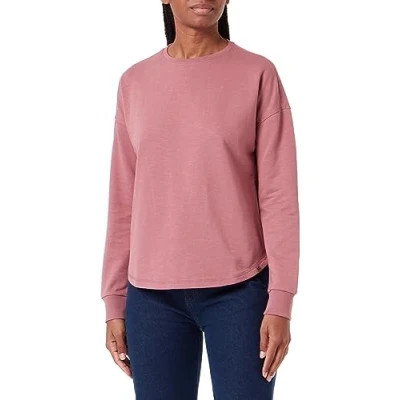 Abbildung von camel active Damen Rundhals Sweatshirt aus Reiner Baumwolle Rot Braun Womenswear XS