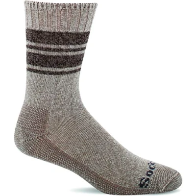 Abbildung von Sockwell Men&#039;s At Ease Relaxed Fit Sock, Khaki L/XL