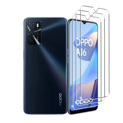 Abbildung von Ydiciv 3 Stück Schutzfolie für Oppo A16 Panzer Schutz Glas, [9H Härte Glas], [HD Klar Schutzglas], [No Bubble],