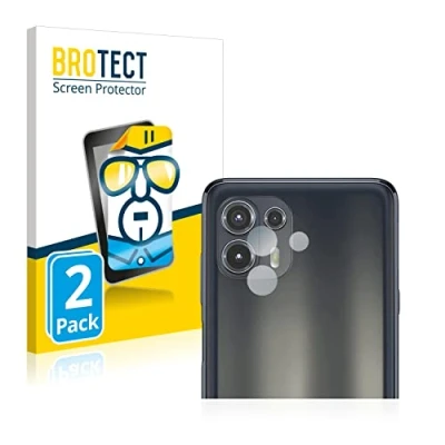 Abbildung von BROTECT (2 Stück Schutzfolie für Motorola Edge 20 Lite (NUR Kameraschutz) Displayschutz Folie Ultra Klar
