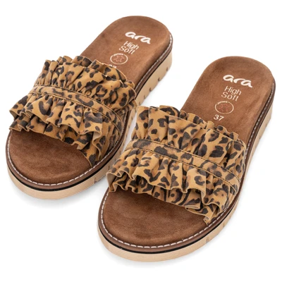 Abbildung von ara Pantolette flach, Damen, Größe: 36, Brown Schuhe