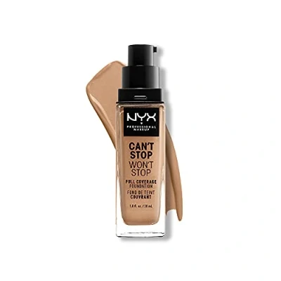 Abbildung von NYX Professional Makeup Can&#039;t Stop Won&#039;t Full Coverage Foundation Neutral Buff 30 ml