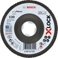 Abbildung von X LOCK Fächerscheibe X571 Best for Metal, Ø 115mm, K120, Schleifscheibe