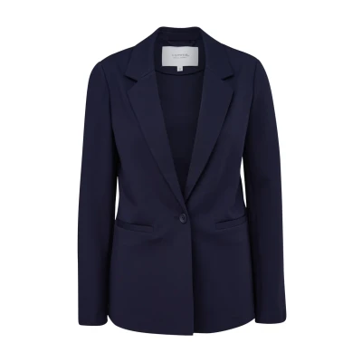 Abbildung von comma casual identity Blazer, Damen, Größe: 34, Tiefblau