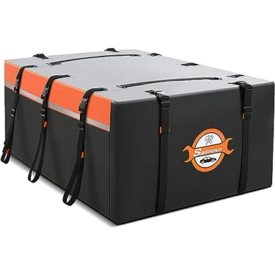 Abbildung von Sailnovo 20 Kubikfuß Dachbox Auto Faltbar Dachtasche Wasserdicht Dachkoffer Tragbar Dachboxen