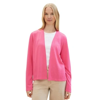 Abbildung von TOM Tailor Basic Strickjacke, Damen, Größe: 3XL, Carmine pink