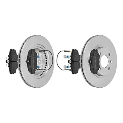 Abbildung von f.becker_line Bremsensatz Bremsscheiben Ø259MM + Bremsbeläge Vorne kompatibel mit RENAULT TWINGO II Bremsen Set Bremsenset Bremsanlage