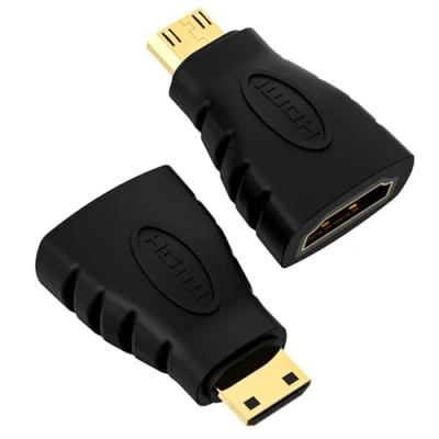 Abbildung von VCE 2 Stück HDMI Mini Adapter Buchse auf Stecker Kupplung zu Konverter 3D 4K
