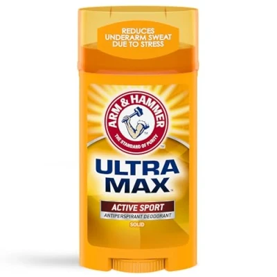 Abbildung von Arm &amp; Hammer Ultramax Active Sport Anti Transpirant Deostick, breit, 24 Stunden sauber, 79 g, 6 Stück