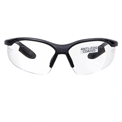 Abbildung von voltX &#039;Constructor&#039; Schutzbrille Volle Linsenvergrößerung (nicht bifokal) +1,50 Dioptrien farblos, LESERSCHUTZBRILLE Vergrößerung Linse mit Lesehilfe + Anti Fog UV400