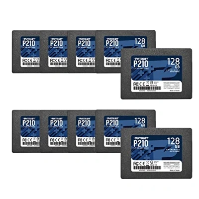 Abbildung von Patriot P210 SATA 3 128GB SSD, interner Solid State Laufwerk, 2,5 Zoll, 10er Packung, Menge von 10 P210S128G2510