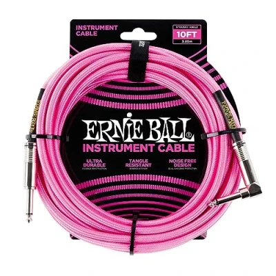 Abbildung von Ernie Ball Instrumentenkabel, EB6078 Instrumentenkabel 3 m Gitarrenkabel