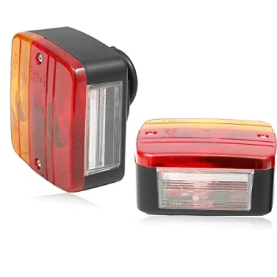 Abbildung von DARKGUARD Anhänger Rückleuchten Glühbirne,Rücklichter für 12v,Rücklicht Led 12v, Rücklichter Heckleuchten Wasserdicht LKW PKW RV Wohnwagen Van mit E Mark