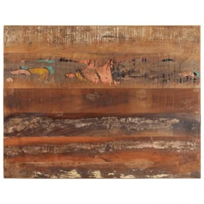 Abbildung von vidaXL Tischplatte Massivholzplatte Holzplatte Ersatztischplatte Holz Platte für Couchtisch Rechteckig 70x90cm 15 16mm Recyceltes Massivholz