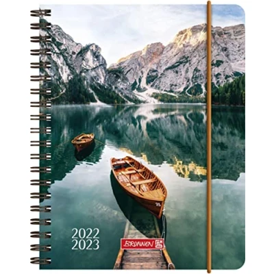 Abbildung von Brunnen Schülerkalender „Lake“ 2022/2023 A6 2 Seiten = 1 Woche, 1071855183, Motiv: Lake