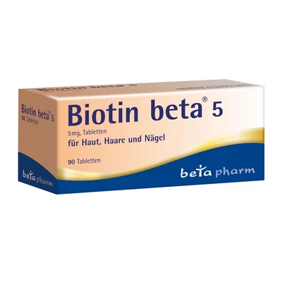 Abbildung von Biotin BETA 5 Tabletten 90 St