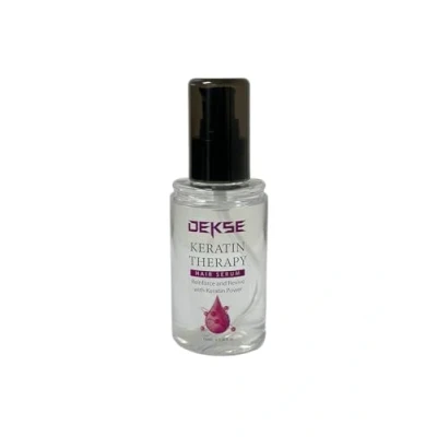 Abbildung von Dekse Keratin Therapy Hair Serum 100ml I Haarserum Anti Frizz Behandlung von trockenem, sprödem &amp; strapaziertem Haar Haarkur gegen Spliss Haarbruch Treatment für Glanz Geschmeidigkeit