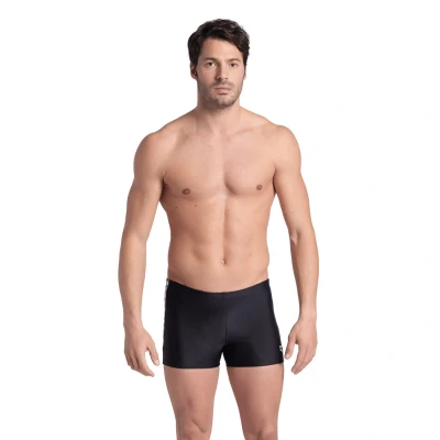 Abbildung von Arena Icons Solid Badehose Pants blackwhite, Herren, Größe: 5, Black white