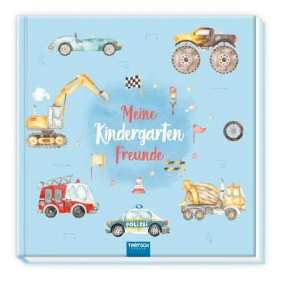 Abbildung von Trötsch Eintragealbum Meine Kindergartenfreunde Fahrzeuge: Freundealbum Kindergarten Feunde Erinnerungsalbum