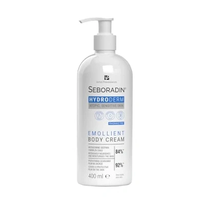 Abbildung von Seboradin Hydroderm Bodylotion Körpercreme Für Empfindliche Trockene Atopische Haut Körperlotion Damen Und Herren Feuchtigkeitsspendend Körperpflege Mit Sheabutter Aloe Vera 400ml