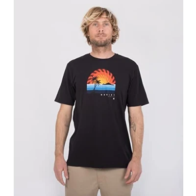 Abbildung von Hurley Herren Evd WSH Swirlset Tee Ss T Shirt, schwarz, S