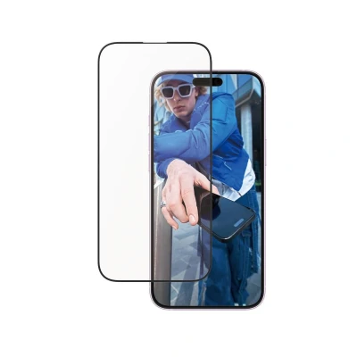 Abbildung von 0 PanzerGlass® Displayschutz Aluminum Rahmen für iPhone 16 &amp; 15 Plus Ultra Wide Fit